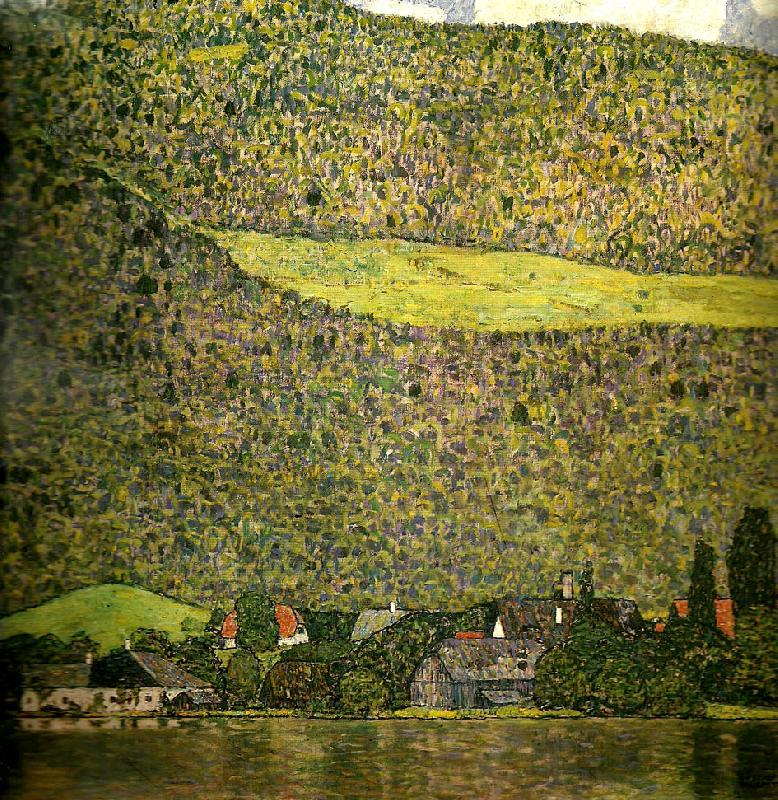 Gustav Klimt unterach vid attersee Germany oil painting art